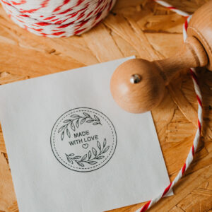 Drewniany Stempel Hand Made.