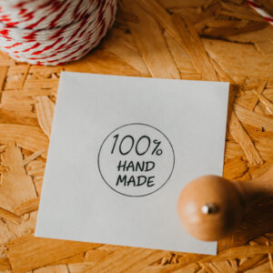 Drewniany Stempel Hand Made.