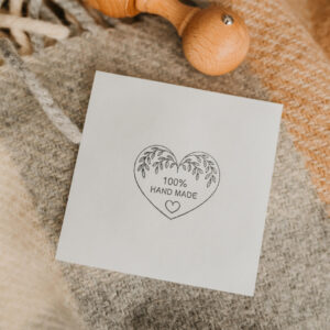 Drewniany Stempel Hand Made.