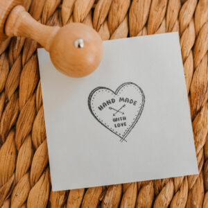 Drewniany Stempel Hand Made.