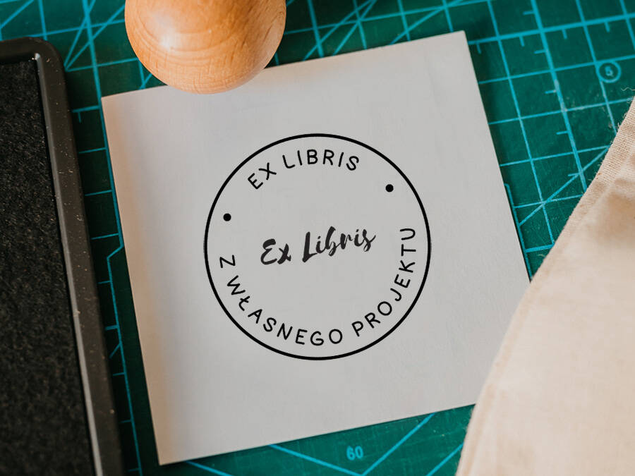 Stempel Ex Libris Z Własnym Projektem