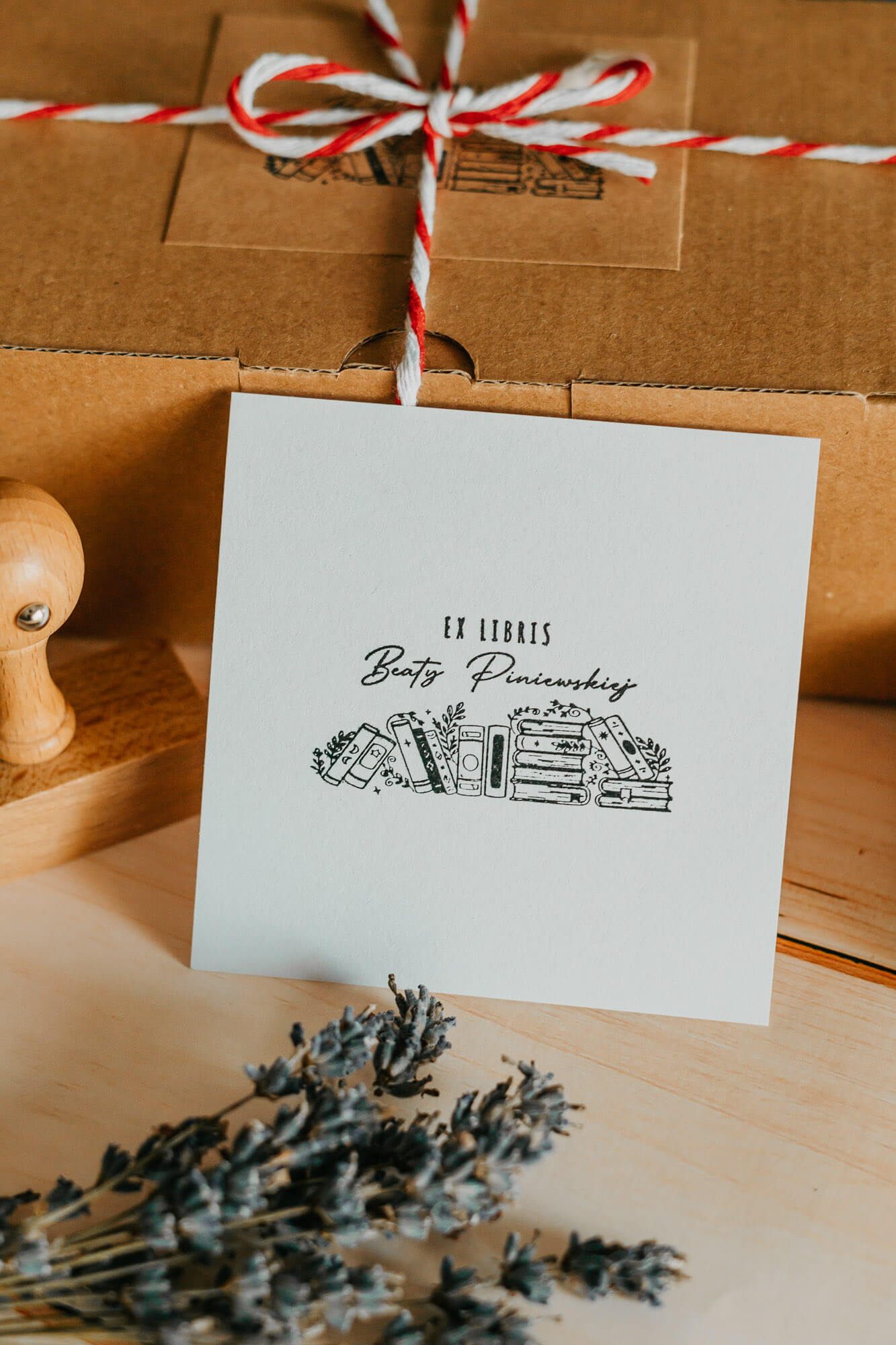 Stempel Ex Libris Książki Do Przeczytania