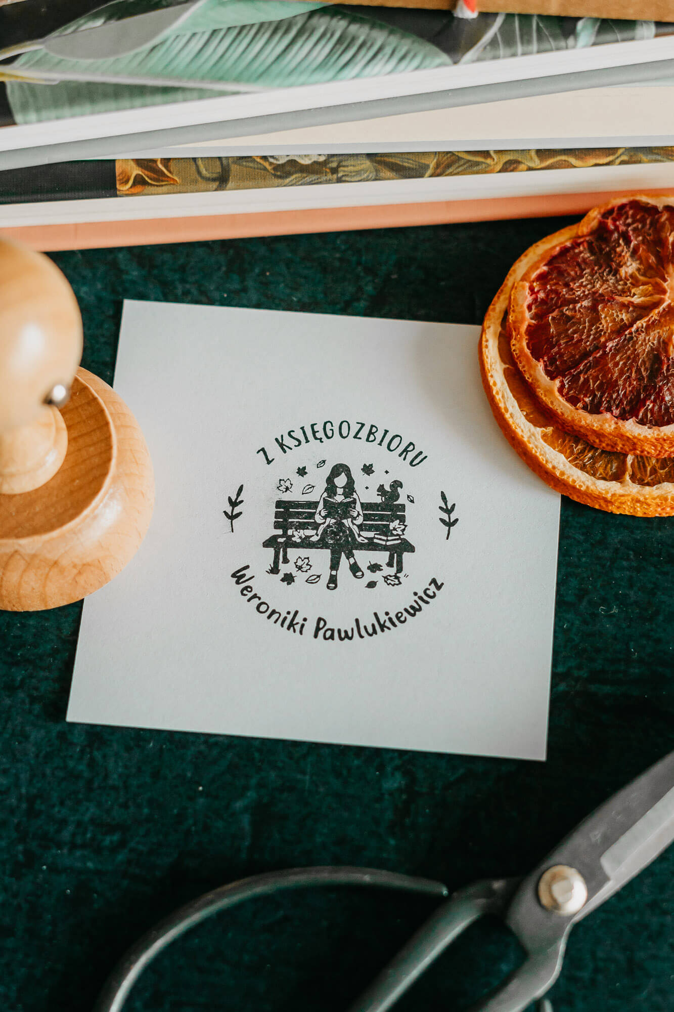 Stempel Ex Libris Ławeczka