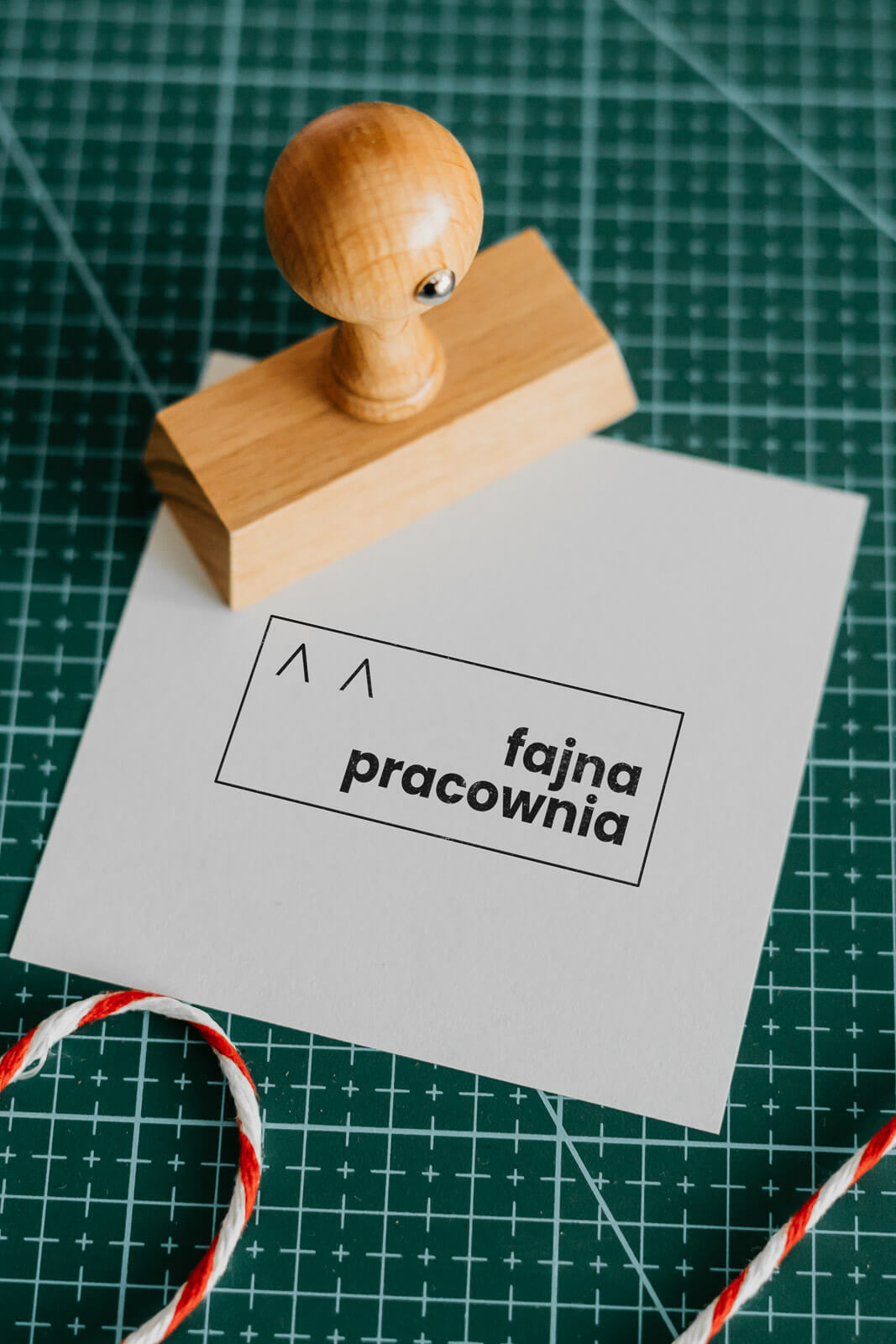 Pieczątka Firmowa Z Logo 60x25 mm