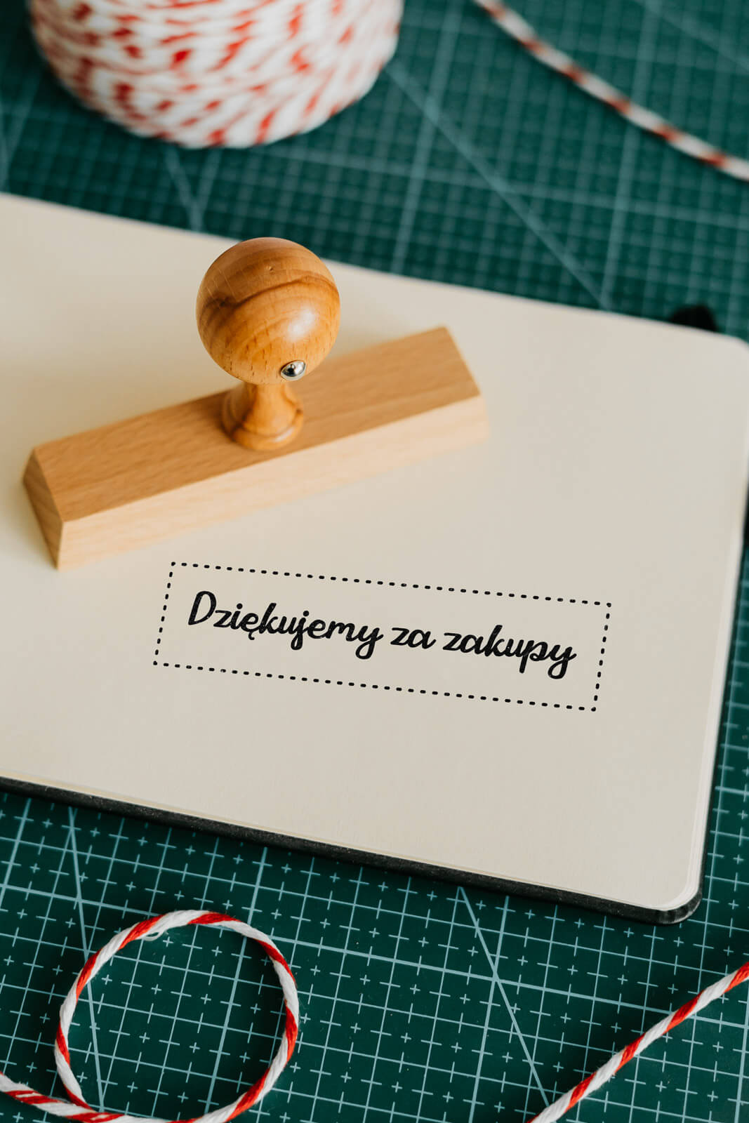 Pieczątka Firmowa Z Logo 100x25 mm