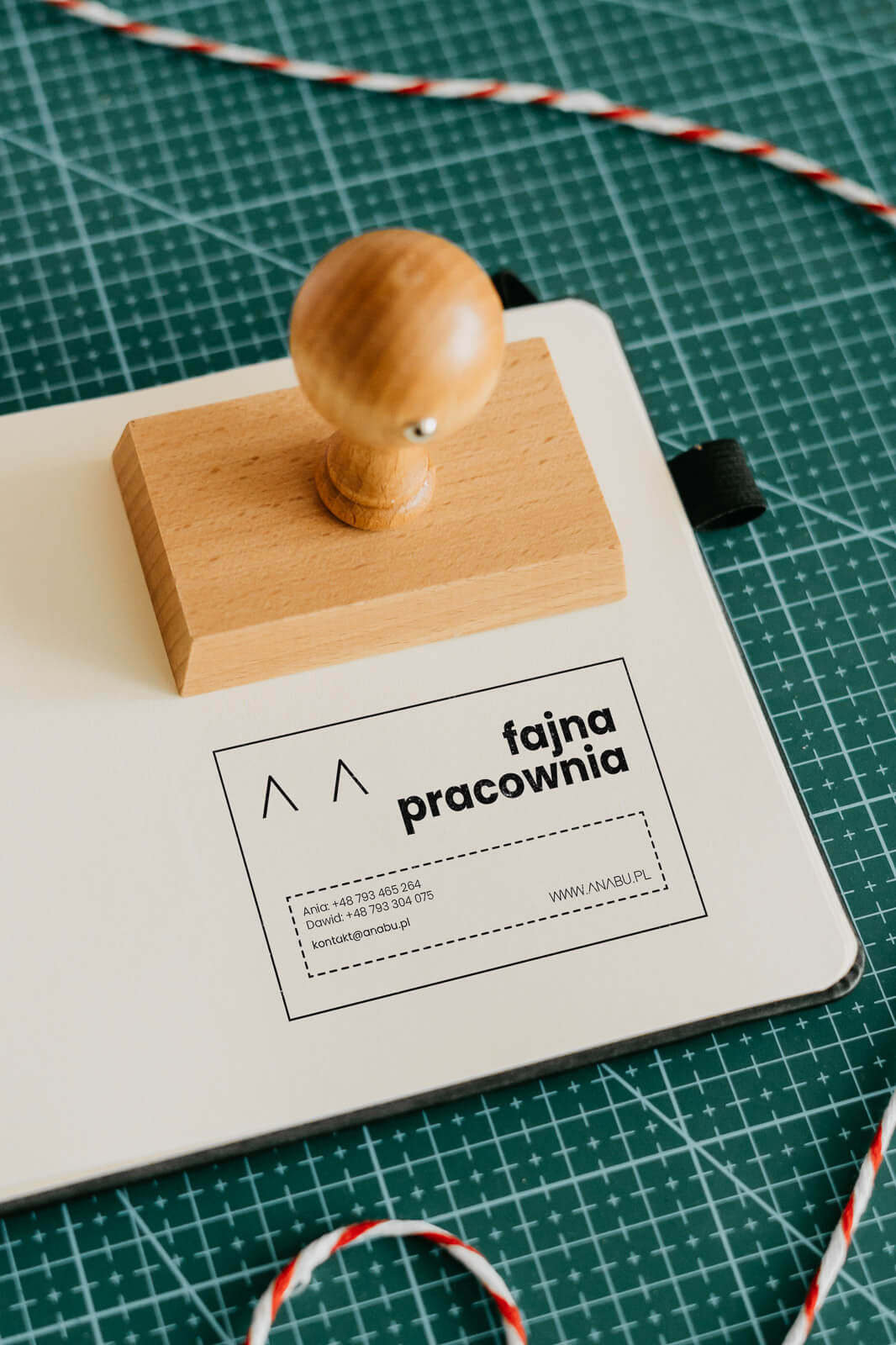 Pieczątka Firmowa Z Logo 80x50 mm